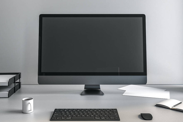 screen of computer monitor - Foto, afbeelding