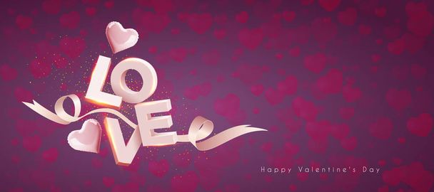 Vector illustration of the word love - Vector, Image