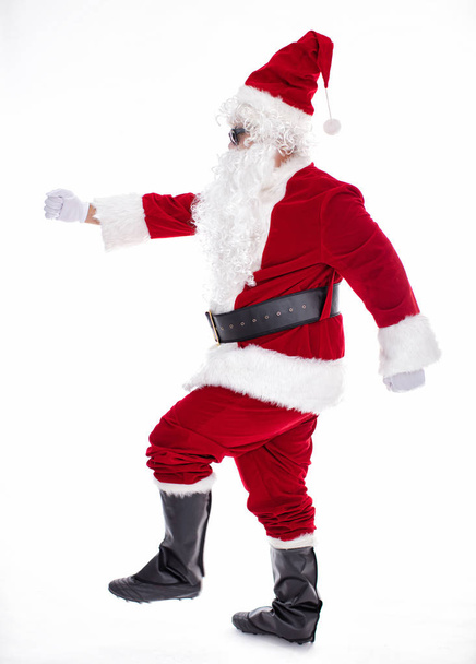 Happy  Santa Claus isolated on white background - Foto, imagen