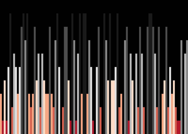 Színes szám pi Data Visualisation Művészeti számítógépes generációs illusztráció   - Vektor, kép