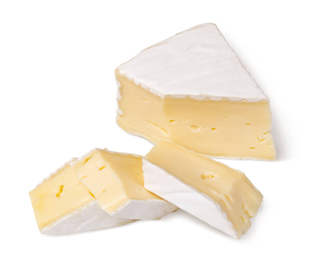 cheese brie on a white background - Photo, Image