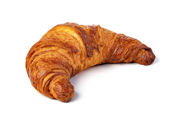 Čerstvý croissant na bílém  - Fotografie, Obrázek