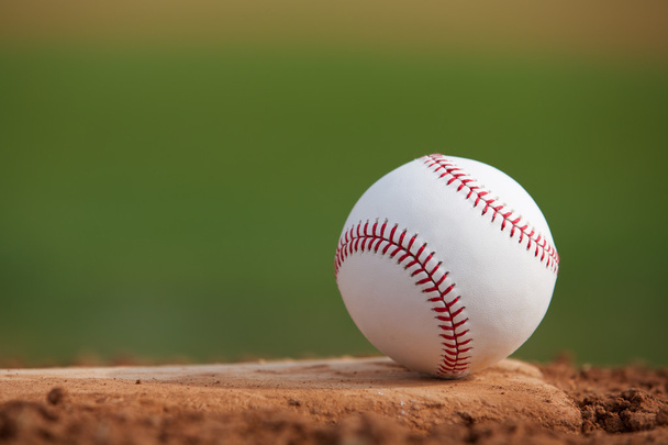 Baseball z bliska - Zdjęcie, obraz