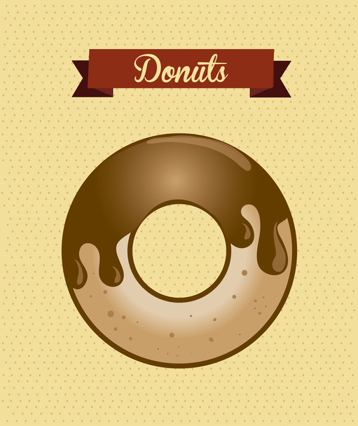 Donuts-Design - Vektor, Bild