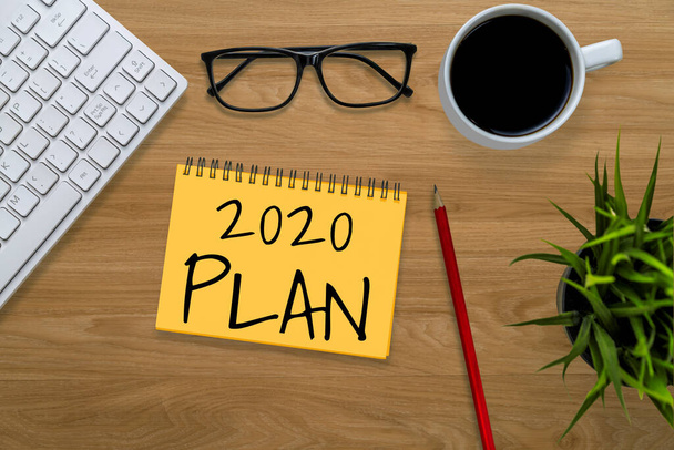 New Year Resolution Goal List 2020 Target Setting - Photo, Image