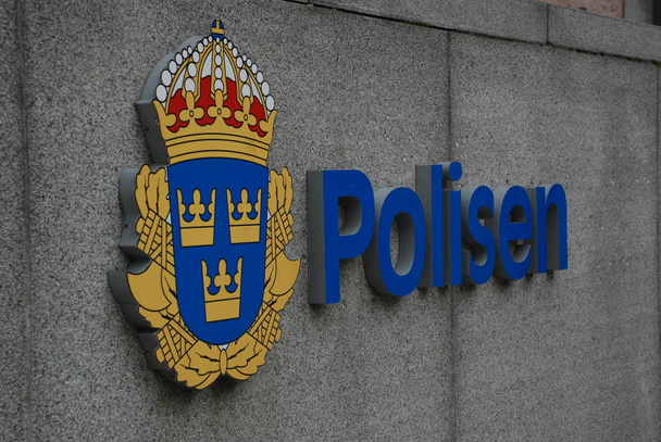 Герб і герб шведської поліції. - Фото, зображення