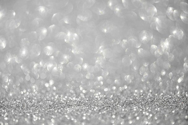 Silver christmas glitter background  - 写真・画像