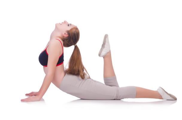 mujer joven haciendo ejercicios - Foto, imagen
