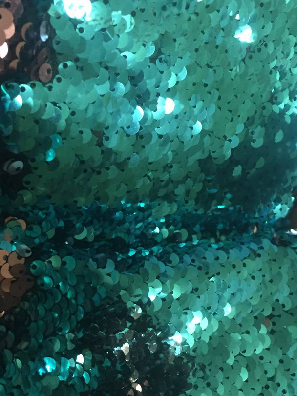 abstract background turquoise fish scales - Photo, Image