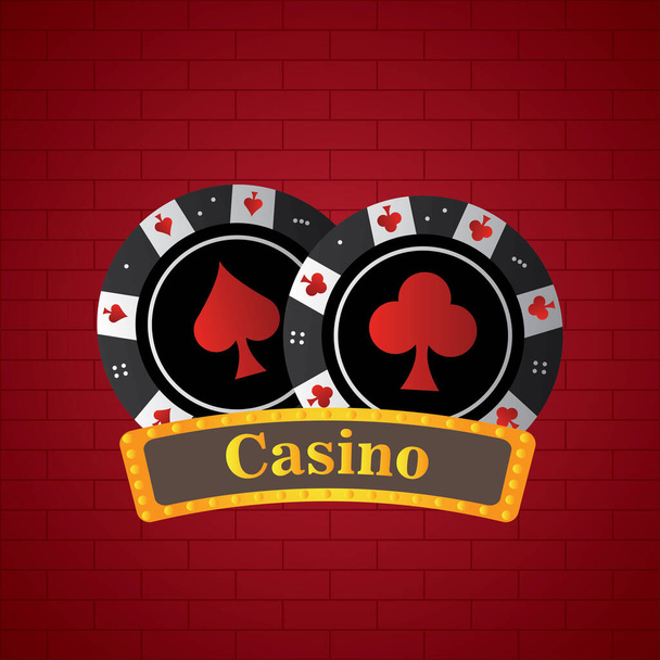 Casino graphic design - Вектор,изображение