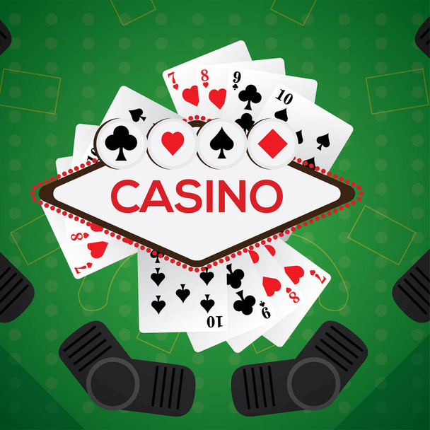 Casino graphic design - Vetor, Imagem