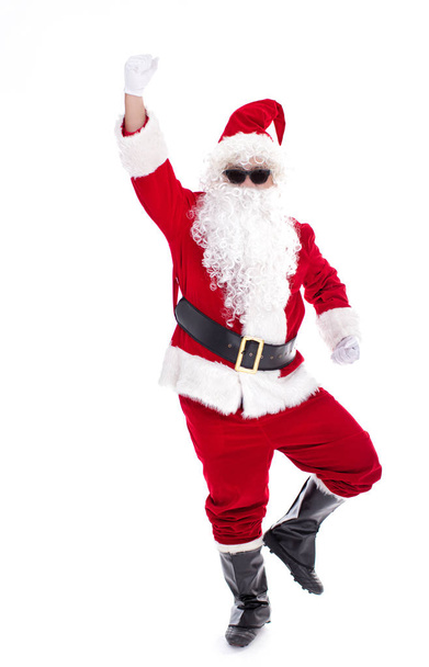 Happy  Santa Claus isolated on white background - Valokuva, kuva