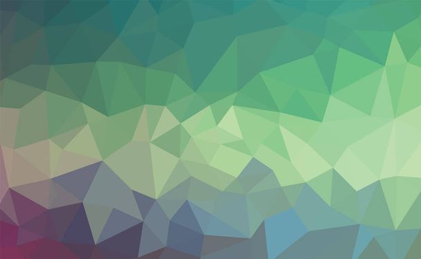 hellgrünem Vektorpolygon abstrakter Hintergrund. polygonaler Abstrakt - Vektor, Bild