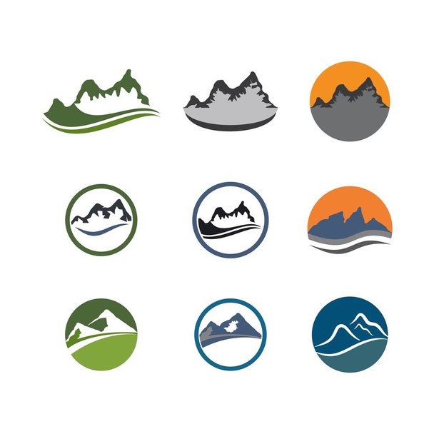 Logotipo Montañas vector
 - Vector, Imagen