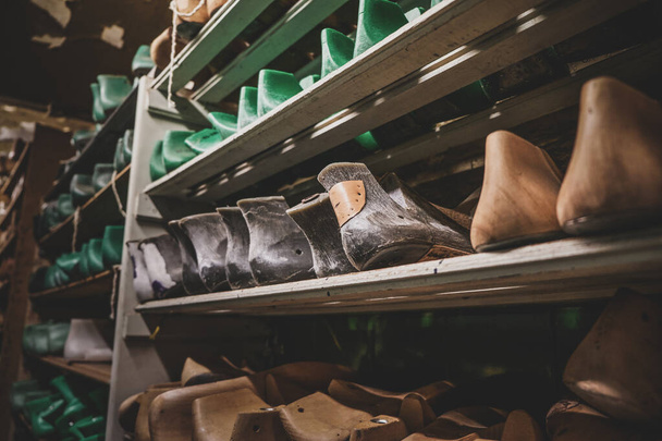 Storage of different shoe forms - Photo, Image