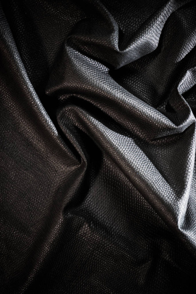 natural creased leather surface texture abstract background - 写真・画像