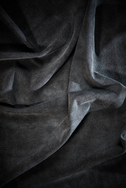 natural creased leather surface texture abstract background - 写真・画像