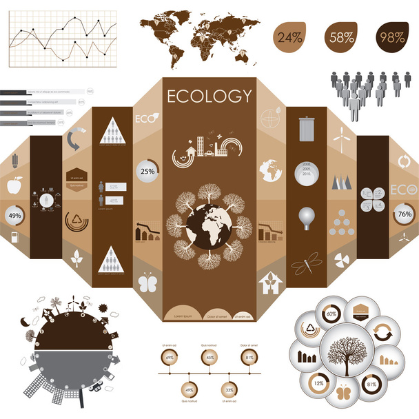 Sistema gráfico de información ecológica
 - Vector, imagen