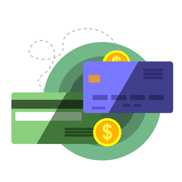 Payment concept isolated vector  - Vector, Image
