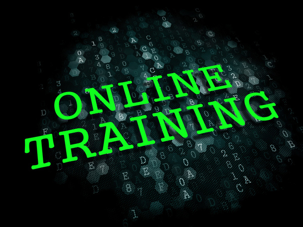 Online Training. Business Educational Concept. - Photo, Image