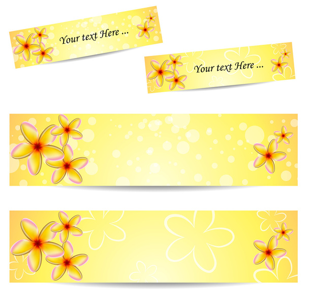 Flowers banner - Vector, Image