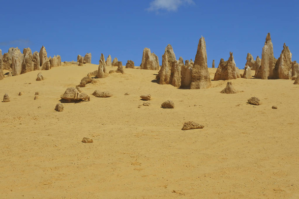 die zinnen-wüste bei perth in westaustralien  - Foto, Bild