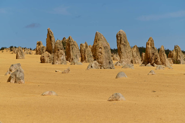 die zinnen-wüste bei perth in westaustralien  - Foto, Bild