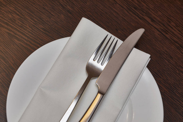 Cutlery on a teble - Foto, Imagem