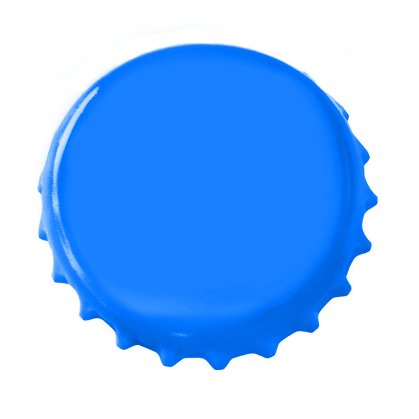 Cortiça coroa azul isolada sobre fundo branco
 - Foto, Imagem