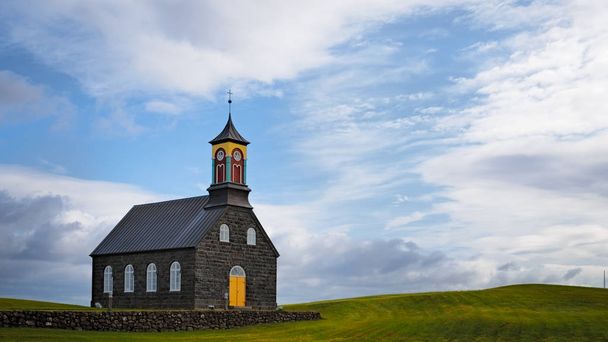 hvalsneskirkja Church in Reykjanes Peninsula, Iceland - Valokuva, kuva