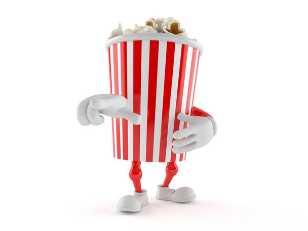 Popcorn-Charakter - Foto, Bild