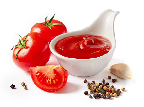 Bol de sauce tomate  - Photo, image
