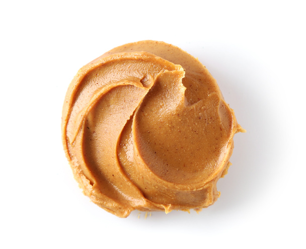 peanut butter on a white background - Photo, Image