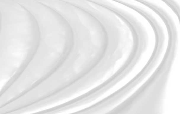 Paño blanco fondo abstracto con ondas suaves. - Foto, Imagen