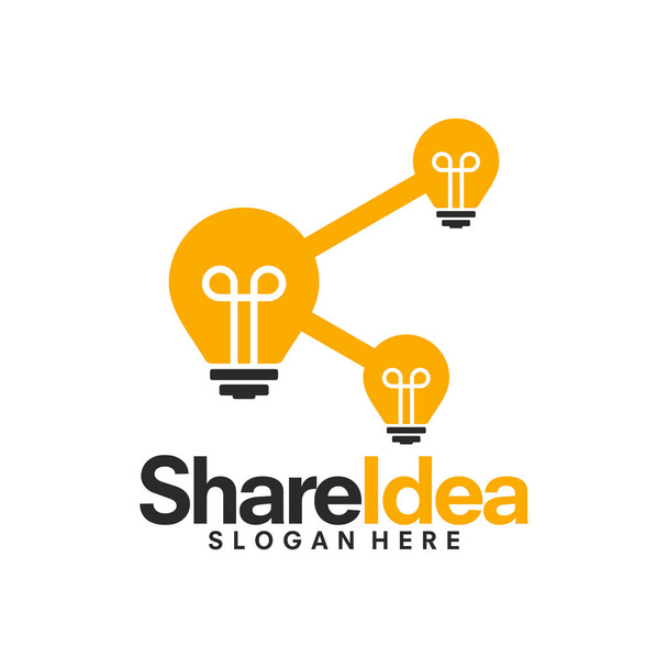 Share idea logo designs vector - Vetor, Imagem