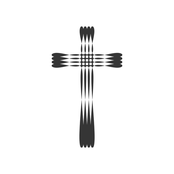 ShareFaith Media » Red Thin Cross with Green – ShareFaith Media