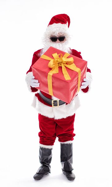 Happy  Santa Claus isolated on white background - Photo, Image