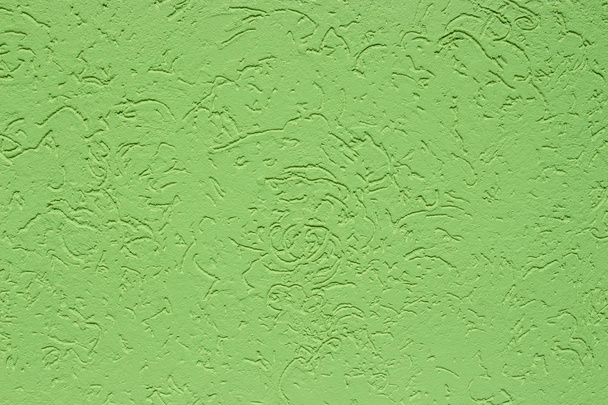 Vihreä stukki, seinien koristelu, rakenne. Karkea pinta betoniseinän värillinen kalkki kipsi
. - Valokuva, kuva
