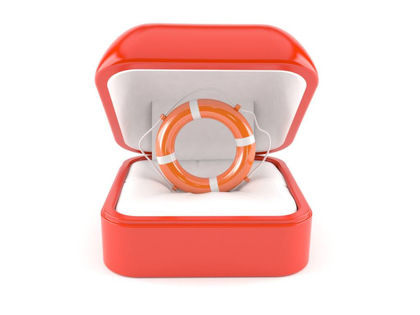 Gyűrű doboz mentőbójával - Fotó, kép