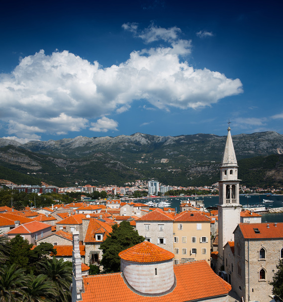 View on old town of Budva, Montenegro - Photo, Image
