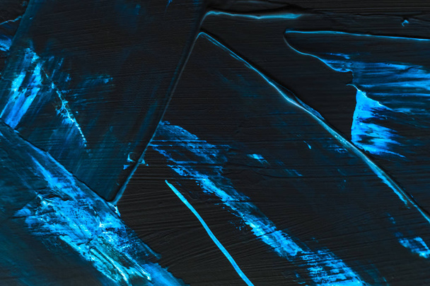 Textura abstracta artística fondo, pincel acrílico azul s
 - Foto, imagen