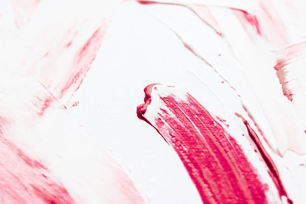 Artístico abstrato textura fundo, rosa acrílico pincel s
 - Foto, Imagem