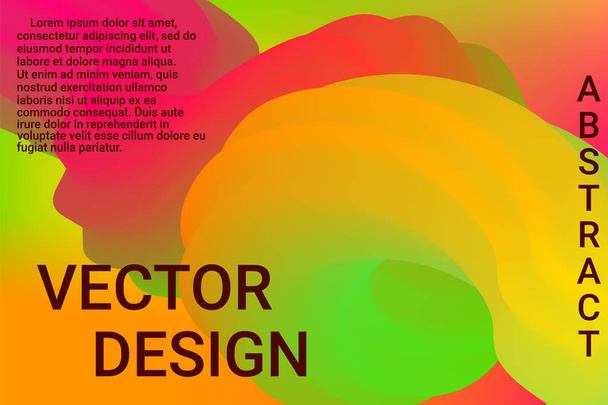 Modern abstract illustration - Vector, imagen