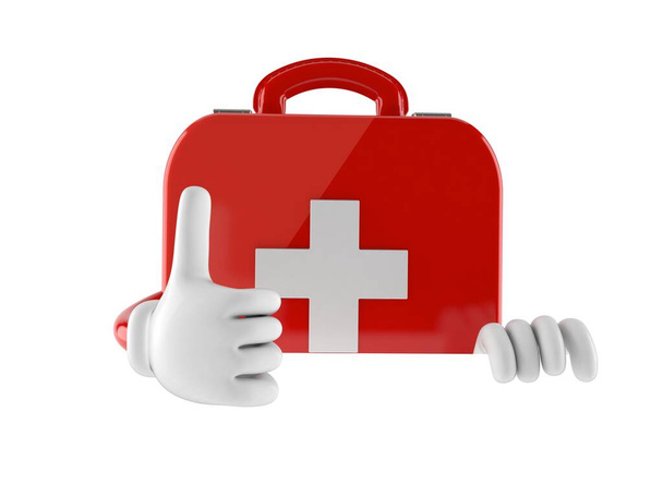 First aid kit character - Photo, Image