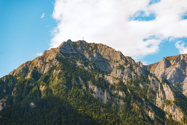 Geweldige foto van berg in de weide - Foto, afbeelding