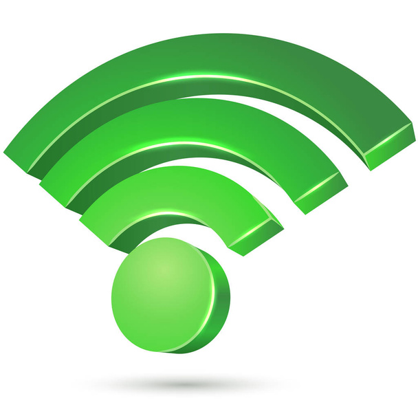Free Wi-Fi access zone - Vector, Image
