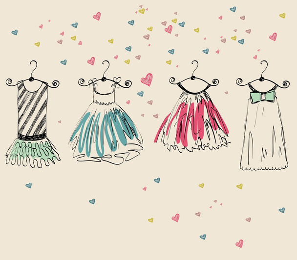Dresses - Vektor, obrázek