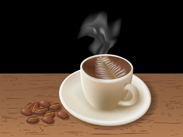Tasse Kaffee - Vektor, Bild