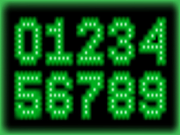 numero verde
 - Vector, Imagen