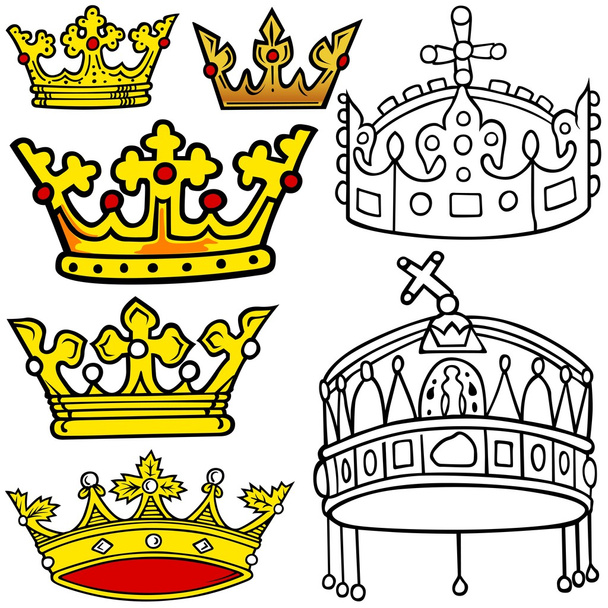 Královská koruna - Vektor, obrázek